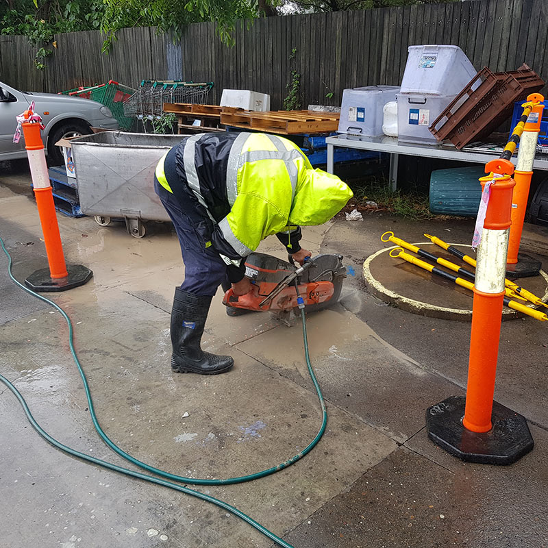 Repairing Water Leak Under Concrete